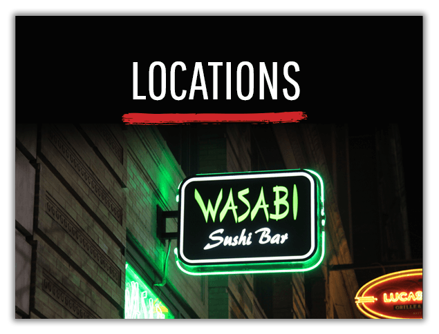 Wasabi Sushi Bar Locations