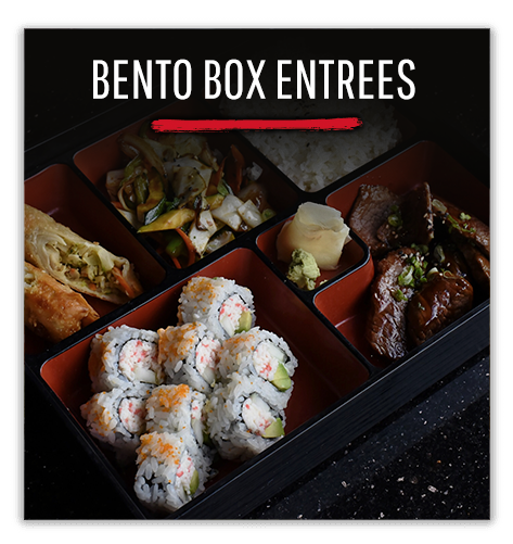 wasabi menu section bento box entrees