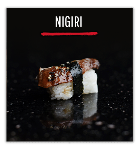 wasabi menu section nigiri