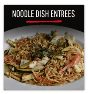 wasabi menu section noodle dish entrees