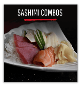 wasabi menu section sashimi