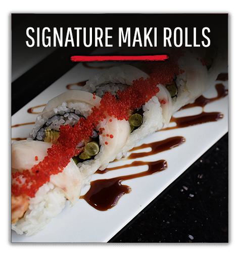 wasabi menu section signature maki rolls