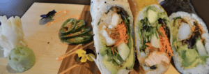 wasabi sushi burrito slider